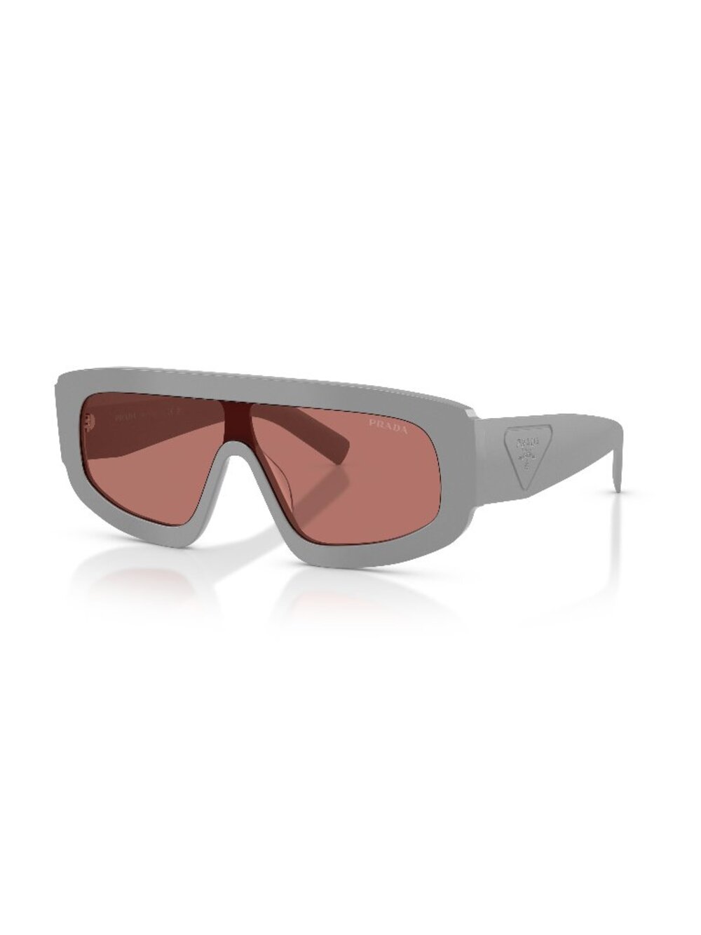 New Prada Men's Sunglasses Red Lens Acetate Frame PR D10S 29J80W 0